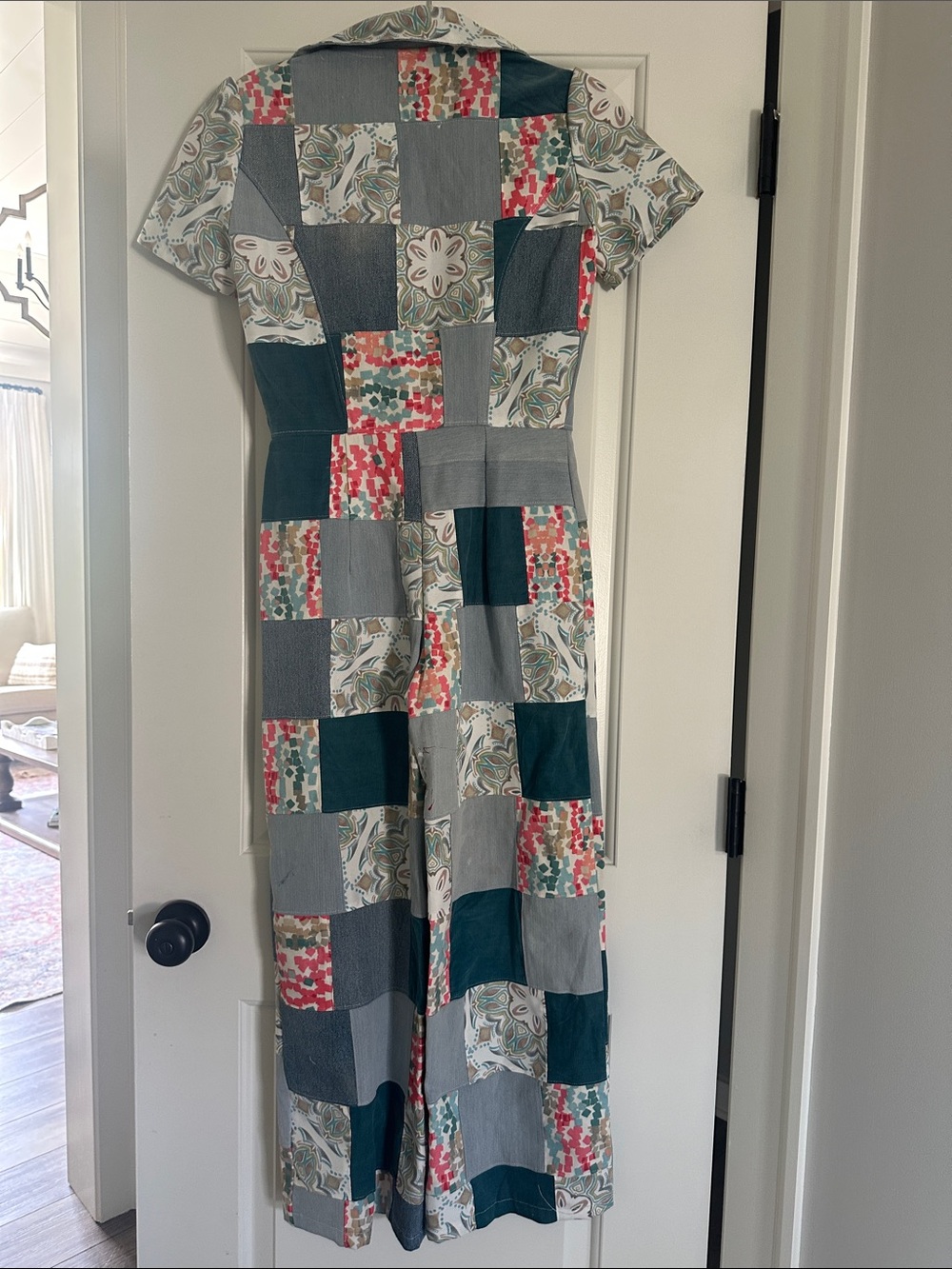 Patchwork Jumpsuit - Picture 4 of 16